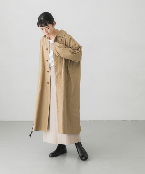 かぐれ ステンカラーコート FREE ブラック レディース : ZOZOTOWN