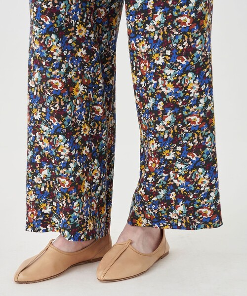 「SOULEIADO」 イージーパンツ 34 ブラック系その他 レディース