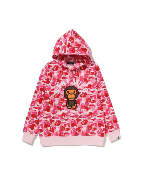 A BATHING APE（アベイシングエイプ） パーカー ABC CAMO BABY MILO