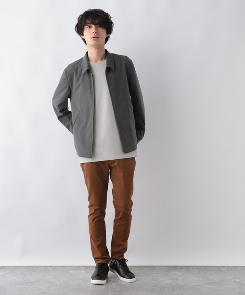 「GLOBAL WORK」 ブルゾン SMALL チャコールグレー メンズ_画像2