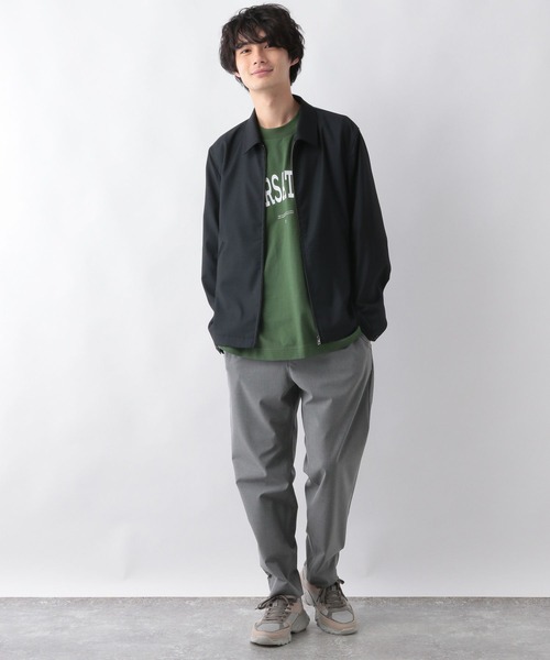 「GLOBAL WORK」 ブルゾン SMALL チャコールグレー メンズ_画像6