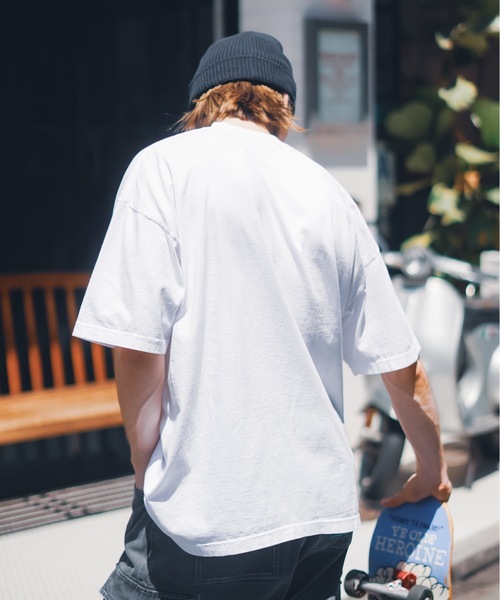 「LOS ANGELES APPAREL」 半袖Tシャツ MEDIUM オレンジ メンズ_画像6