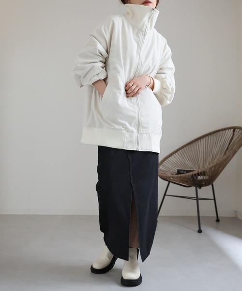 「ap retro」 ブルゾン FREE アイボリー レディース_画像6