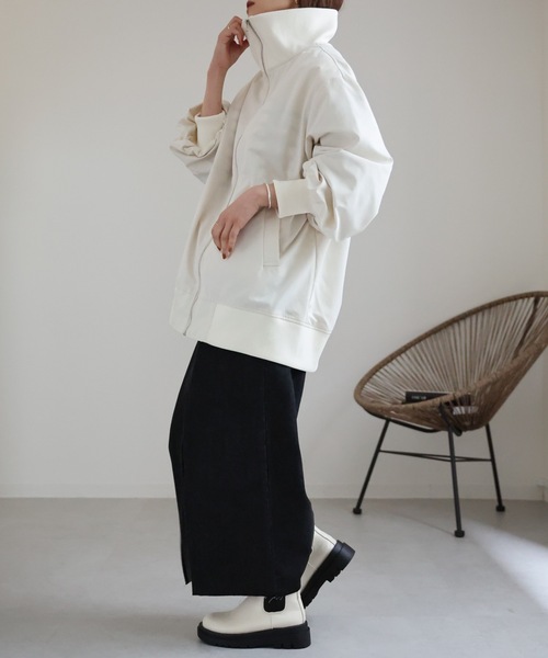 「ap retro」 ブルゾン FREE アイボリー レディース_画像8