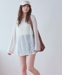 uvカット 水着 4点セット/長袖トップス付シ...の詳細画像2