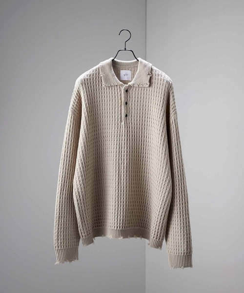 「ENDER PRODUCTS」 長袖ニット M ブルー メンズ_画像4