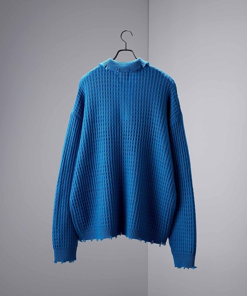 「ENDER PRODUCTS」 長袖ニット M ブルー メンズ_画像7