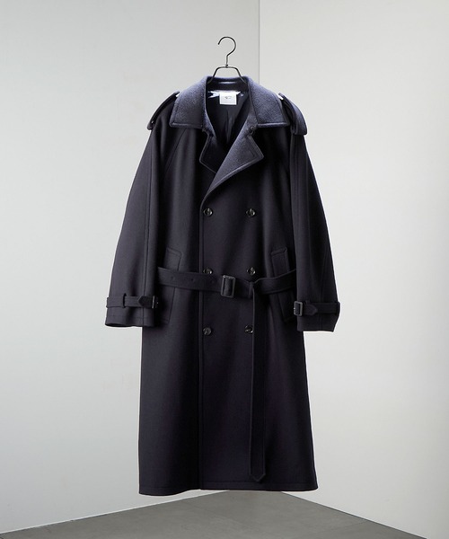 「ENDER PRODUCTS」 トレンチコート M ダークネイビー メンズ_画像3