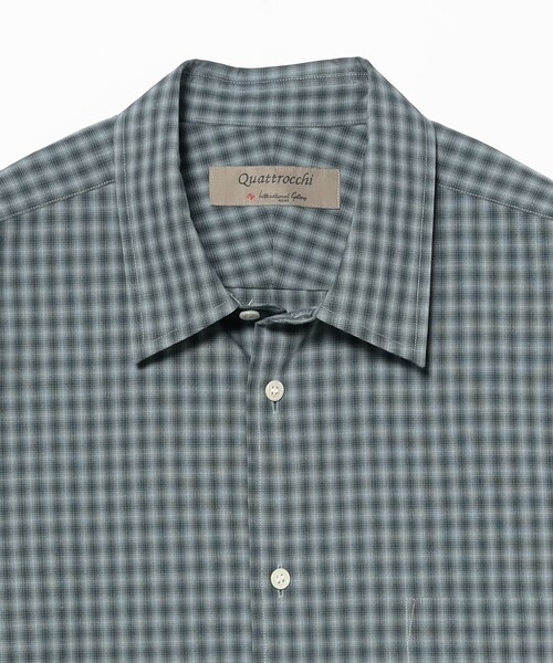 QUATTROCCHI シャツ QUATTROCCHI / オンブレチェック シグネチャー