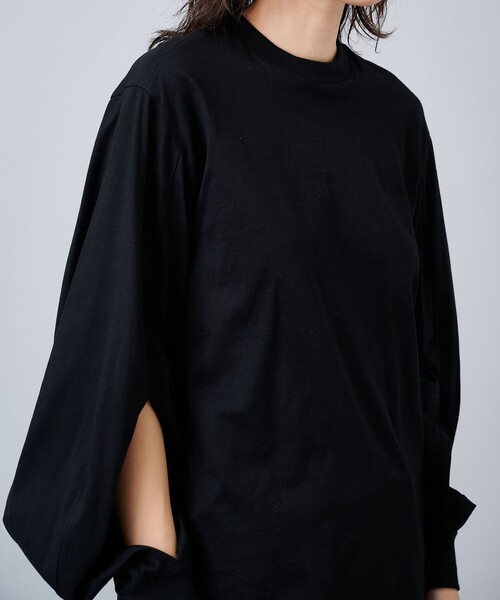 「TOGA PULLA」 長袖カットソー 36 ブラック レディース_画像7