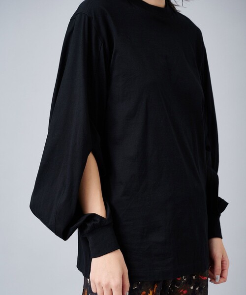 「TOGA PULLA」 長袖カットソー 36 ブラック レディース_画像8