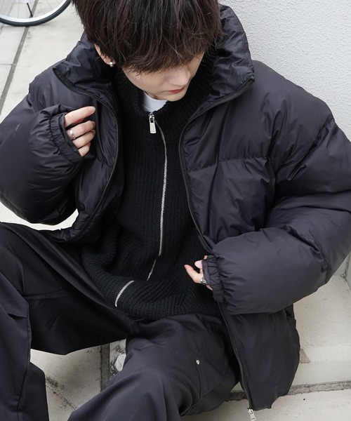 「Confirm」 ニットカーディガン L ナチュラル メンズ_画像3