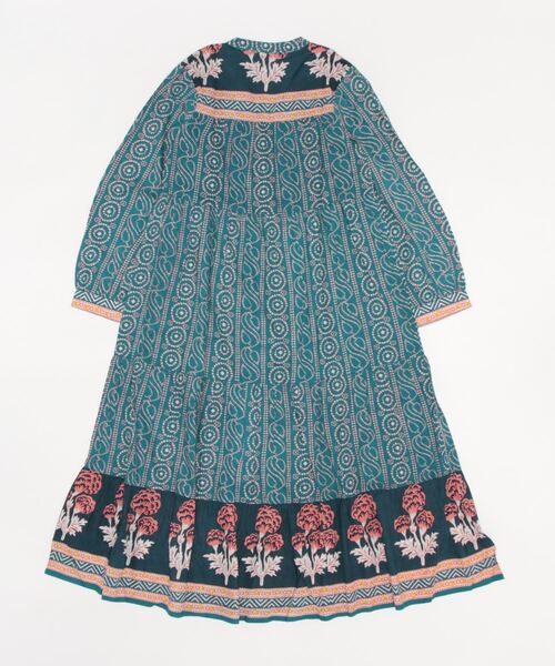 「チャイハネ」 「Amina」長袖ワンピース FREE ラベンダー レディース_画像2