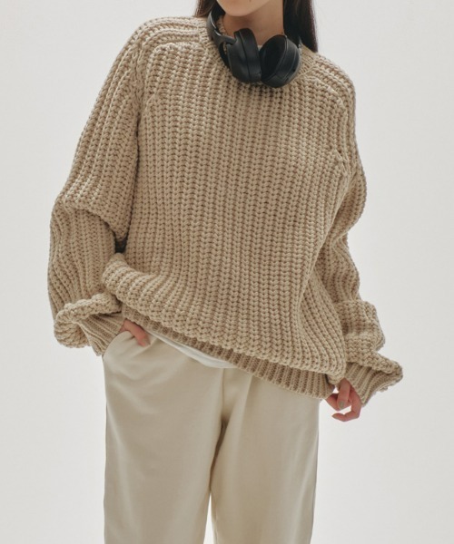 TODAYFUL 長袖ニットセーター F G/ベージュ TODAYFUL 「TODAYFUL」 長袖ニット ONE SIZE ナチュラル レディース