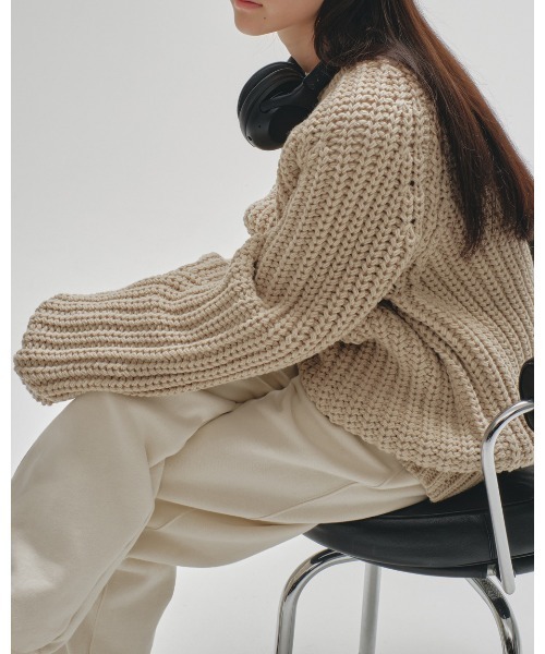 TODAYFUL 長袖ニットセーター F G/ベージュ TODAYFUL 長袖ニットセーター F G/ベージュ