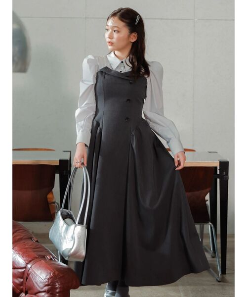 dazzlin（ダズリン） ワンピース 「久間田琳加コラボ」シャツベア