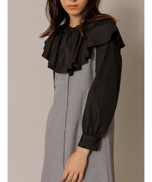 「TONAL」 ドッキングワンピース 38 ホワイト レディース_画像3