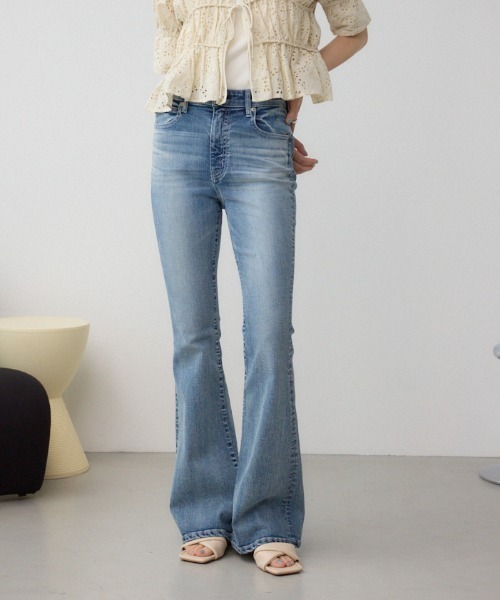 【期間限定値下げ】【美品】moussy マウジー　フレアデニム　ブルー MOUSSY | 【新色登場】MVS D/BLU FLARE (フレア ) |SHEL'TTER WEBSTORE
