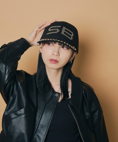 Subciety（サブサエティ） キャップ 帽子 Studs logo cap メンズ