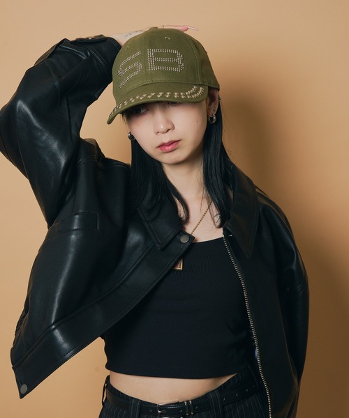 Subciety（サブサエティ） キャップ 帽子 Studs logo cap メンズ