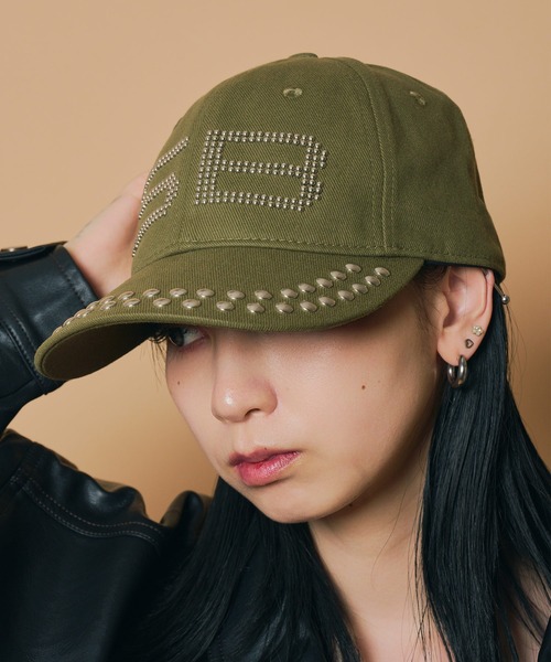 Subciety（サブサエティ） キャップ 帽子 Studs logo cap メンズ