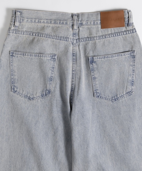 「MUHET」 デニムパンツ MEDIUM ブラウン メンズ_画像9