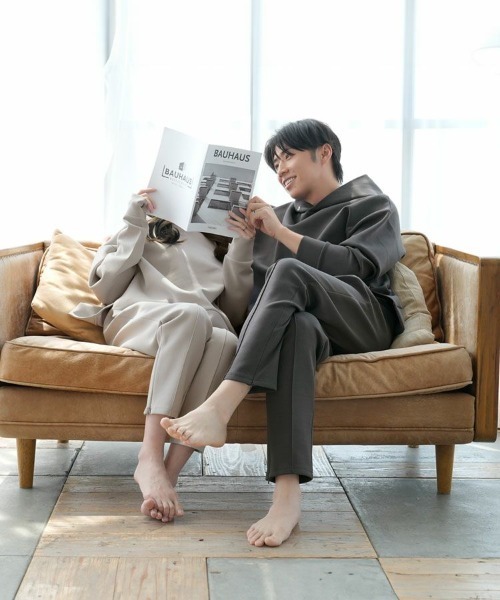 「DONOBAN」 セットアップジャージ 1 ネイビー レディース_画像3