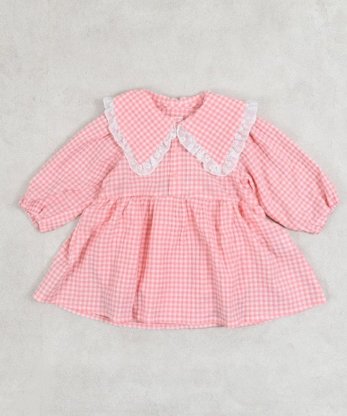 MABLI フリル袖 ピンクロンパース 2Y ロンパース MAB641 | MABLI (Baby&Kids)/マブリ | 三越伊勢丹