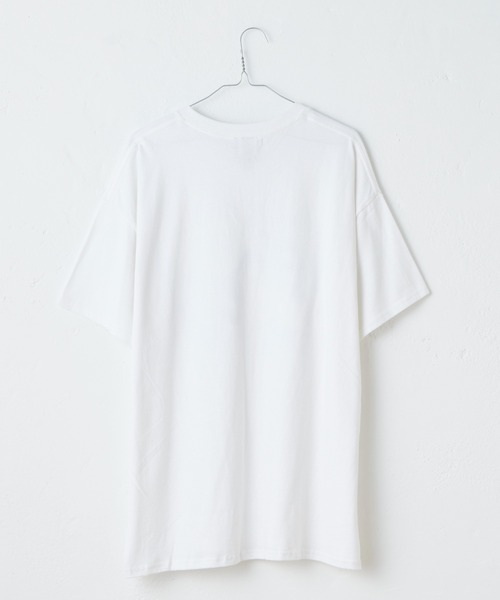 「WHIMSIC」 半袖Tシャツ「THRASHERコラボ」 FREE ホワイト メンズ_画像3
