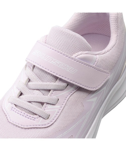 「瞬足」 「KIDS」ローカットスニーカー 19.5cm ホワイト×ホワイト キッズ_画像4