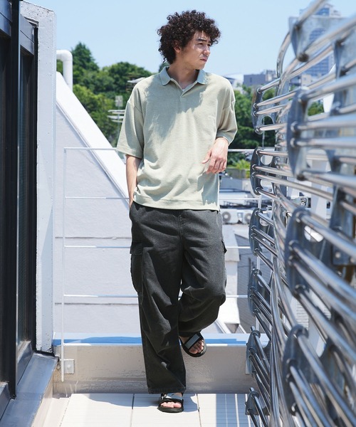 「BAYFLOW」 デニムパンツ MEDIUM ブラック メンズ_画像3