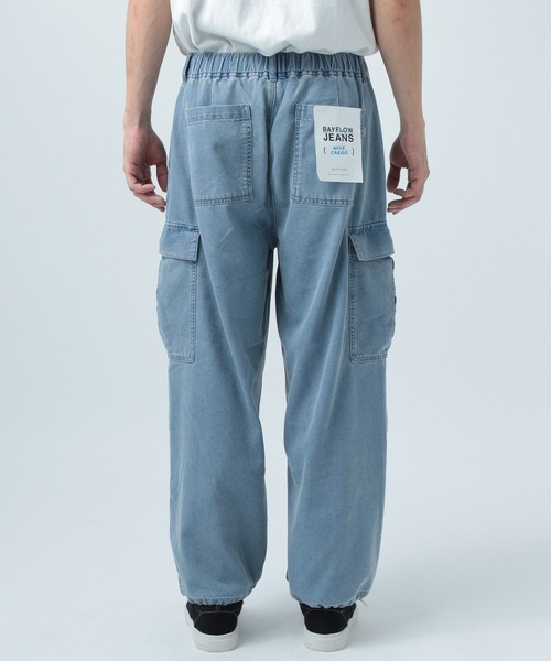 「BAYFLOW」 デニムパンツ MEDIUM ブラック メンズ_画像6