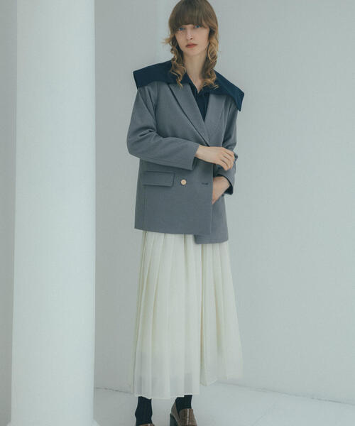 「N.（N. Natural Beauty Basic）」 テーラードジャケット MEDIUM ネイビー レディース_画像2