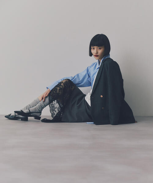 「N.（N. Natural Beauty Basic）」 テーラードジャケット MEDIUM ネイビー レディース_画像6