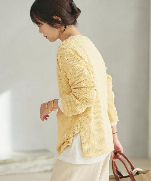 plage（プラージュ） ニット セーター Silk lili B/N ニット