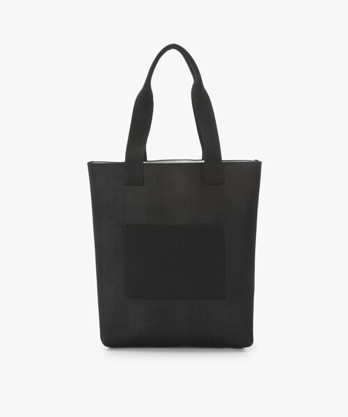 To b. by agnes トートバッグ WEB限定 ロゴ ニット レディース