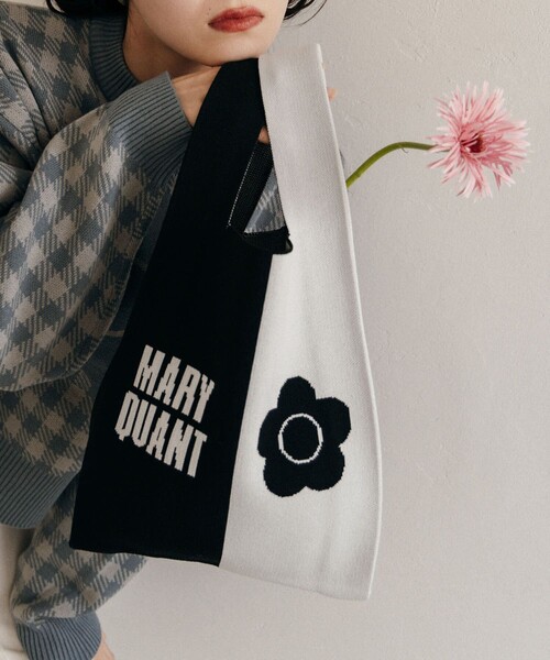 「PUBLUX」 ハンドバッグ「MARY QUANTコラボ」 フリ- ブラック レディース_画像3