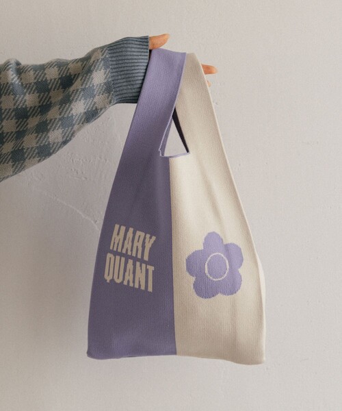「PUBLUX」 ハンドバッグ「MARY QUANTコラボ」 フリ- ブラック レディース_画像6
