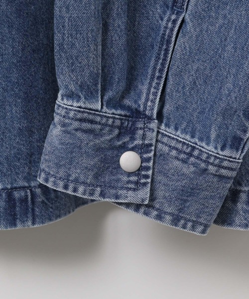 LEPSIM（レプシィム） ブラウス シャツ ノーカラーデニムシャツ 629900