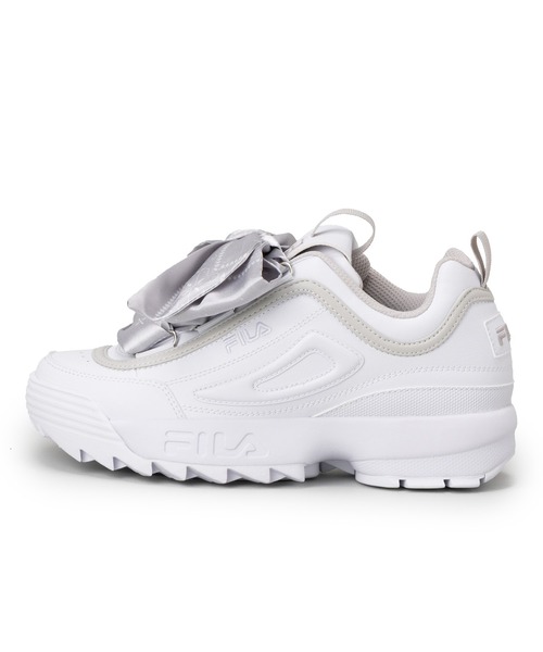 FILA DISRUPTOR 2 SCRIPT スニーカー 24.0 ホワイト FILA（フィラ） スニーカー DISRUPTOR 2 SCARF レディース : ZOZOTOWN