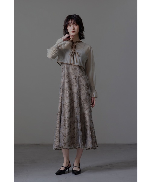 「niana」 セットアップ M ブラウン レディース
