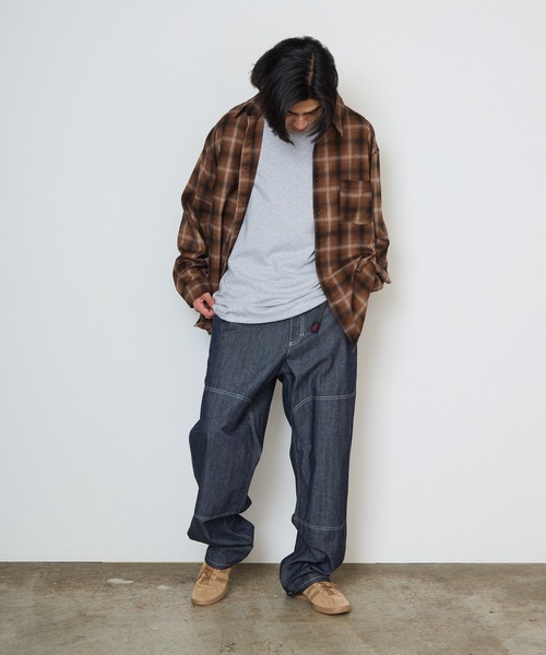 Gramicci（グラミチ） ワイドパンツ ジーンズ JAPANESE CHAMBRAY