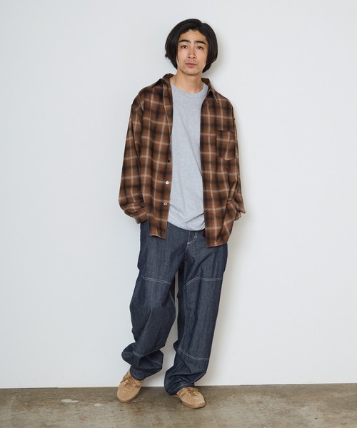 Gramicci（グラミチ） ワイドパンツ ジーンズ JAPANESE CHAMBRAY
