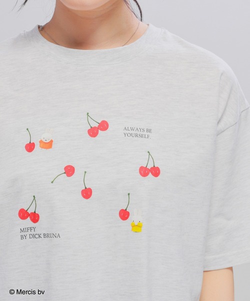 Honeys（ハニーズ） tシャツ 「UVカット」ミッフィー／ゆるTシャツ
