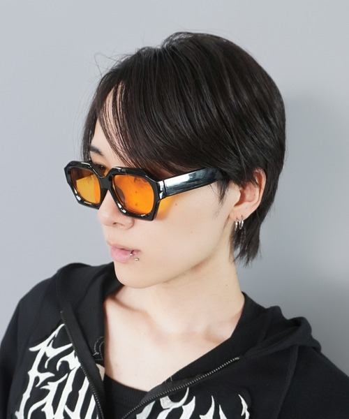 SPINNS（スピンズ） 伊達メガネ メガネ 眼鏡 カラーレンズサングラス