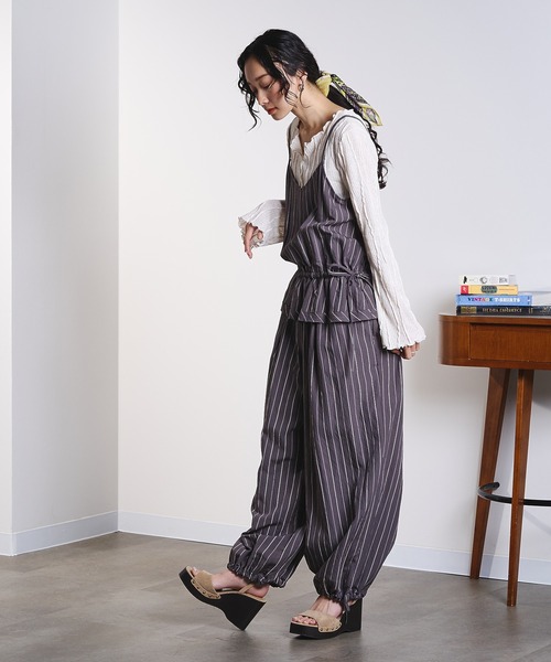 ROSE BUD（ローズバッド） オールインワン STRIPE ALL IN ONE 