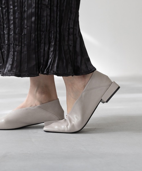 「welleg」 フラットパンプス 25.0cm ブラウン系その他2 レディース_画像5