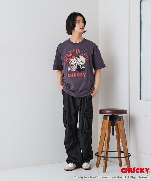 LB/S スマホショルダー tシャツ 「CHUCKY/チャッキー」「コットン100