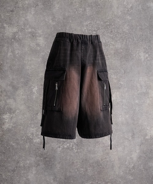 「ADRER」 カーゴパンツ X-SMALL ブラック メンズ_画像8