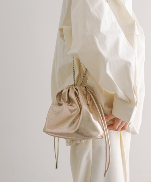 「mystic」 ショルダーバッグ ONE SIZE ゴールド レディース_画像6